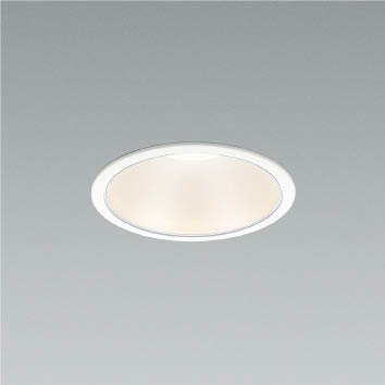 AD53269＜br /＞LEDベースダウンライト 埋込穴φ125＜br /＞100-242V対応 電源一体型 シルバーコーン＜br /＞1000lmクラス 白熱球100W相当＜br /＞50°配光 非調光タイプ 温白色＜br /＞コイズミ照明 施設照明