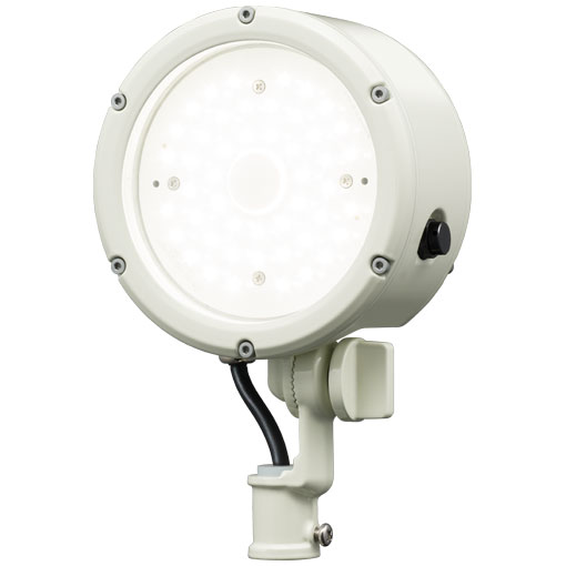 E30015W/NSAN9/W＜br /＞LED投光器 レディオック フラッド ルント 33Wタイプ 広角タイプ 昼白色＜br /＞屋外・屋内用 電源ユニット内蔵形＜br /＞岩崎電気 施設照明