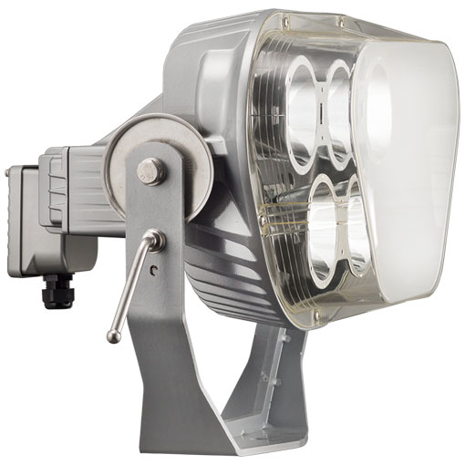 E31122M/NSAN2＜br /＞LED投光器 レディオック フラッド ブリッツ 190Wタイプ（耐振形） 中角タイプ 昼白色＜br /＞屋外・屋内用 電源ユニット内蔵形 耐塩仕様＜br /＞岩崎電気 施設照明