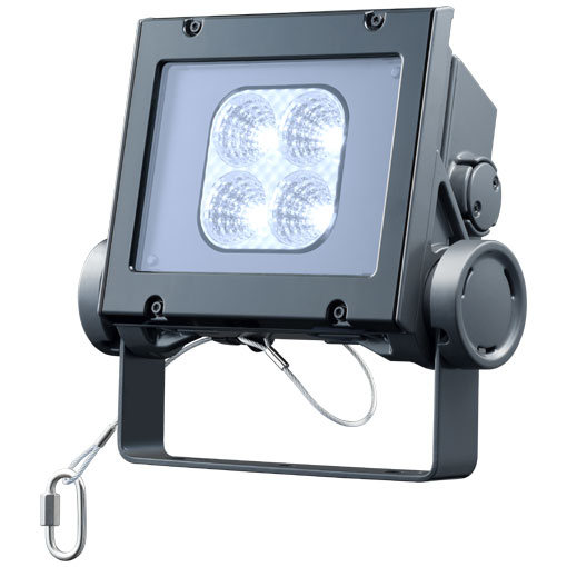 ECF2040M/DSAN8/DG＜br /＞LED投光器 レディオック フラッド ネオ 20クラス 中角タイプ 昼光色＜br /＞屋外・屋内用 電源ユニット内蔵形 耐塩仕様＜br /＞岩崎電気 施設照明