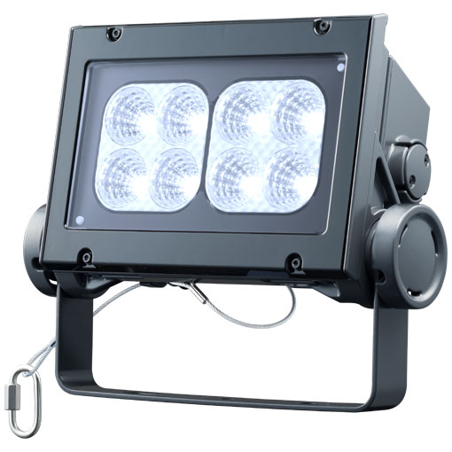 ECF6040M/DSAN8/DG＜br /＞LED投光器 レディオック フラッド ネオ 60クラス 中角タイプ 昼光色＜br /＞屋外・屋内用 電源ユニット内蔵形 耐塩仕様＜br /＞岩崎電気 施設照明