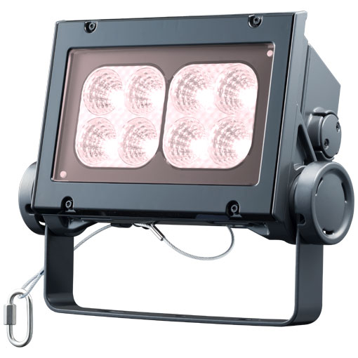 ECF8040M/VWSAN8/DG＜br /＞LED投光器 レディオック フラッド ネオ 美vid 80クラス 中角タイプ 白色＜br /＞屋外・屋内用 電源ユニット内蔵形 耐塩仕様＜br /＞岩崎電気 施設照明