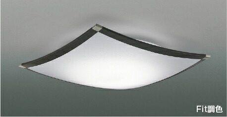 AH55662＜br /＞Fit調色 LEDシーリングライト SHIKI 詩旗 12畳用＜br /＞電球色～昼光色 リモコン付 電気工事不要＜br /＞コイズミ照明 照明器具 リビング向け 天井照明 【～12畳】