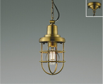 AP55533<br>LEDペンダントライト 電球色<br>白熱球40W相当 非調光 フランジタイプ 要電気工事<br>コイズミ照明 照明器具 天井照明 吊下げ