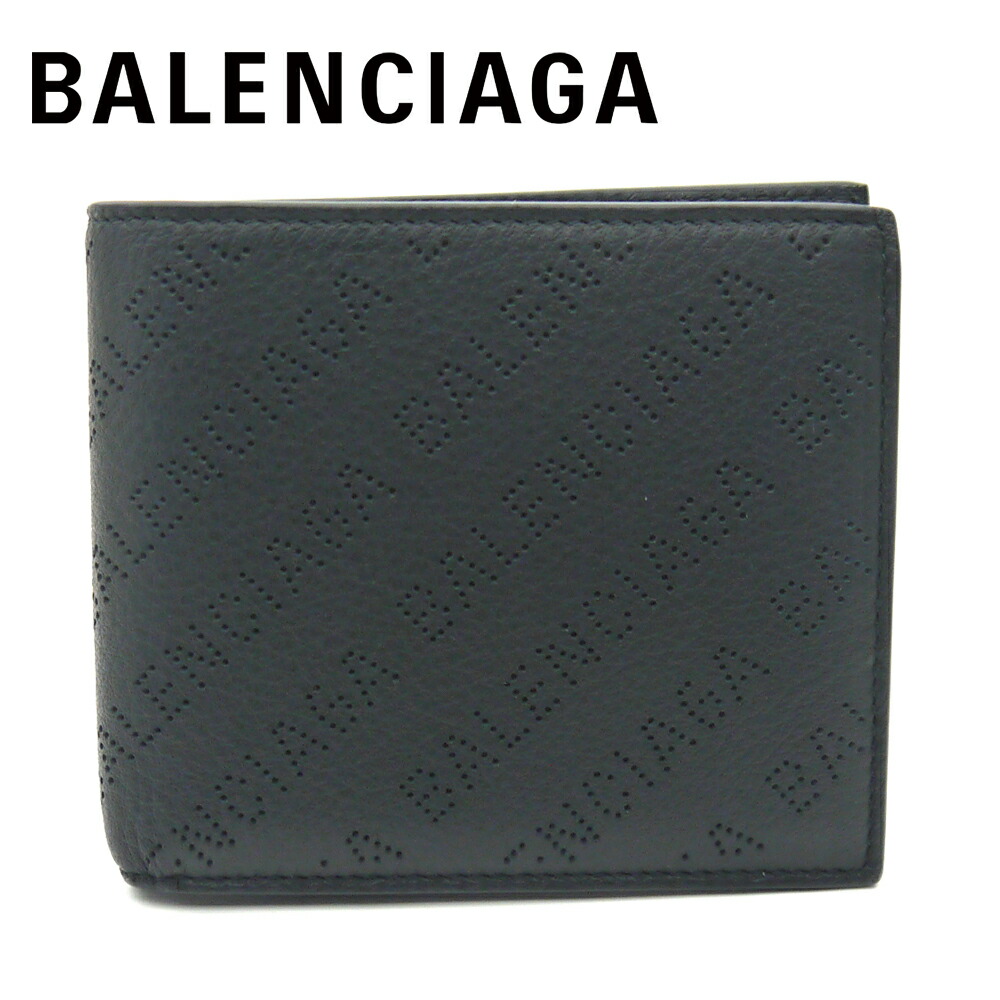 バレンシアガ/BALENCIAGA メンズ 2つ折り小銭入れ付き財布 594315