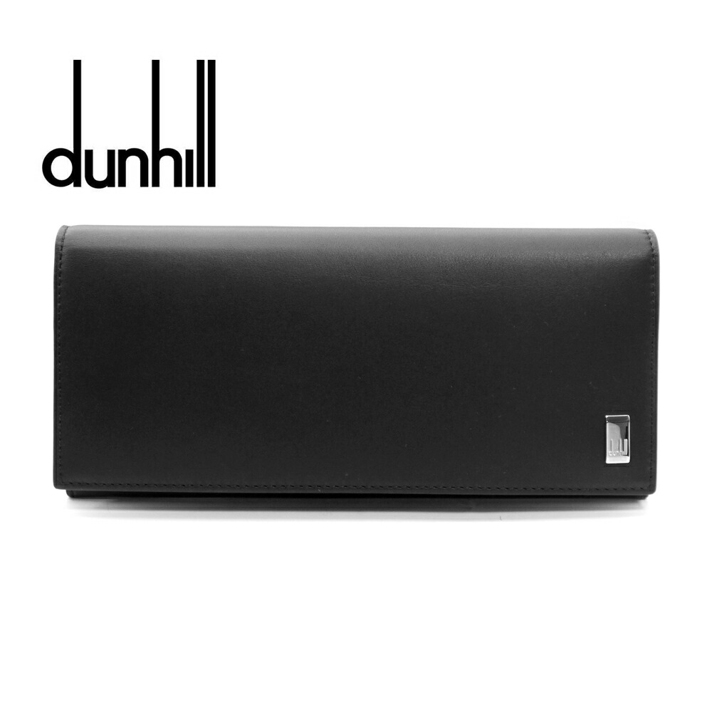 ダン吸血鬼/dunhill ジッパー付長紙入れ SIDECAR BLACK サイドカー F2F10AT 001【即送りとどける能力のある】