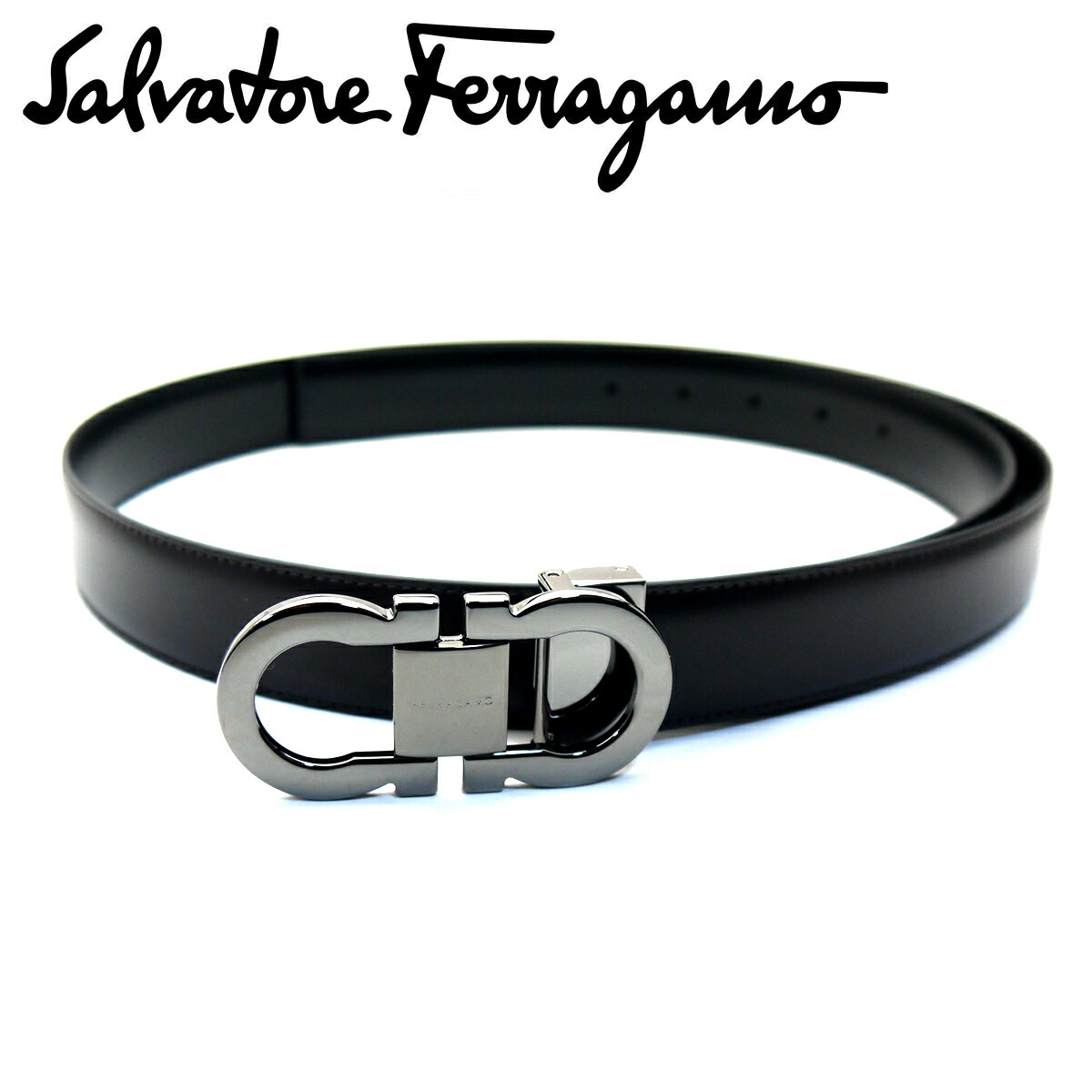 サルヴァトーレフェラガモ　ベルト FERRAGAMO フェラガモ ベルト レザーベルト メンズ ガンチーニ