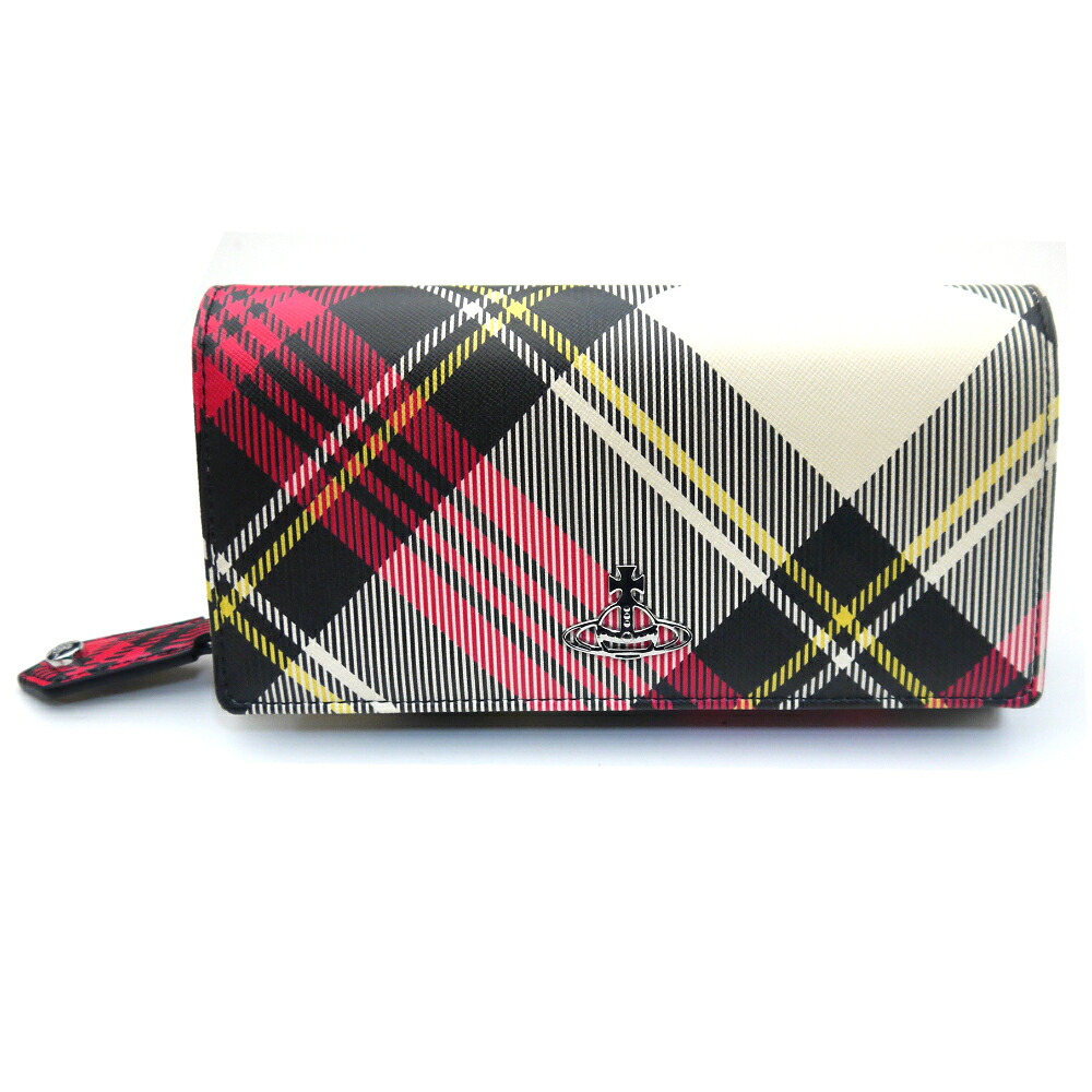 Vivienne Westwood/ヴィヴィアンウエストウッド 長紙入れ 二つ折り レディース DERBY 51060025-S0012-PF-O101  NEW EXHIBITION TARTAN