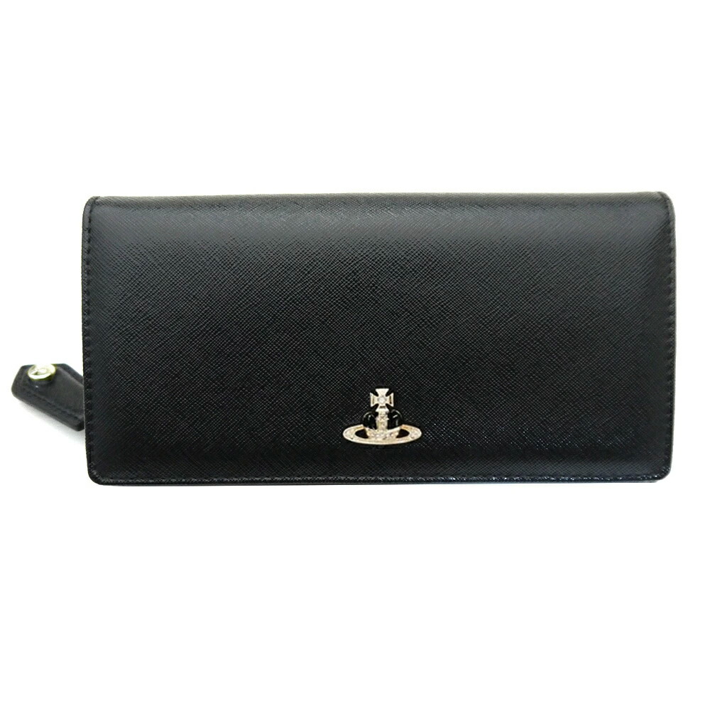 Vivienne Westwood/ヴィヴィアンウエストウッド 二つ折り長紙入れ 51060025-L0040 DIAMANTE 黒いこと【即送りとどける能力のある】