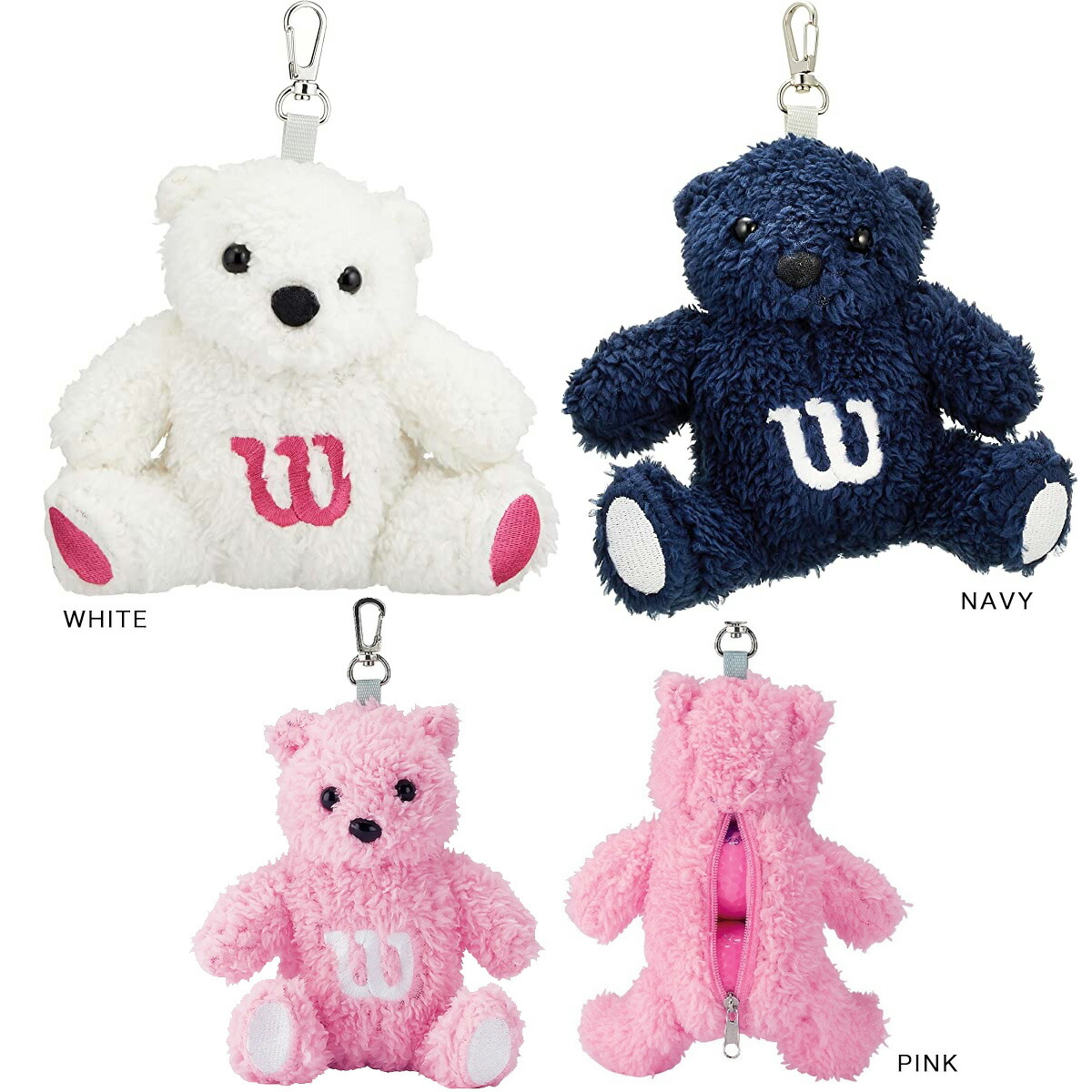 【楽天市場】☆【小型宅配便送料無料】ウィルソン(Wilson)ベア(BEAR) ボールポーチ・ボール2個収納可能 BEAR907BP：TSTAR