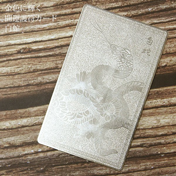 楽天市場】【12/5限定P最大9倍】開運護符 開運カード 護符カード 白蛇