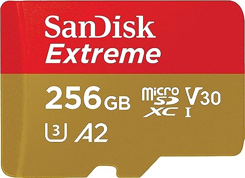 マイクロSDカード microSD 256GB UHS-I U3 V30 Nintendo Switch 書込最大130MB/s Full HD & 4K Extreme SDSQXAV-256G-GN6MN (microSDカード, 256GB)