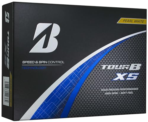 BRIDGESTONE(ブリヂストン)ゴルフどんぶり鉢 TOUR B XS 2024年ひな形 12球入 パール白いこと S4GXJ