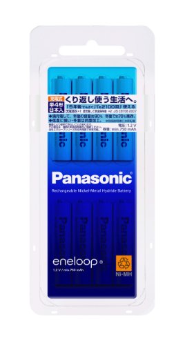 Panasonic eneloop 単4形 8本パック(スタンダードモデル) BK-4MCC/8