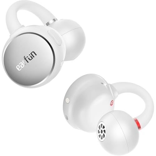 【VGP 2025 SUMMER 金賞】EarFun Clip イヤーカフ イヤホン Bluetooth 6.0/ LDACに【耳挟み式快適で安定した装着感/耳を塞がない】 最大40時間再生/ 3Dオーディオ/音漏れ防止とデュアルC型構造/物理ボタン/マルチポイント接続/ IP55防塵防水/