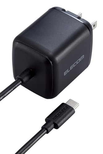 エレコム 充電器 Type-C 65W USB PD USB-C ケーブル一体型 2m 折りたたみ式プラグ PSE認証 【 iPhone 16 15 Macbook/ノートパソコン など各種】 ブラック EC-AC8665BK 4,448円