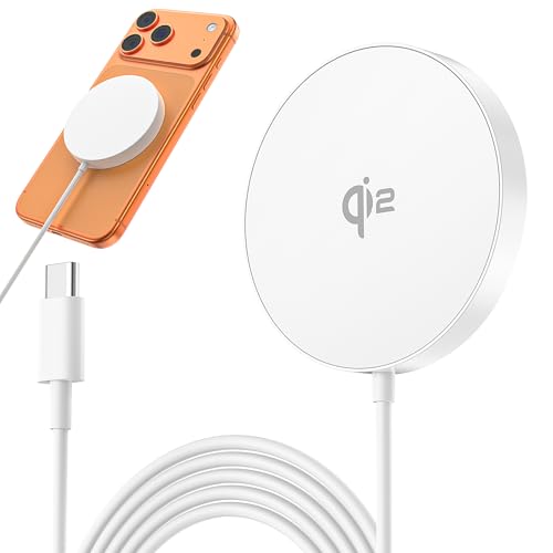 無線電話申し受ける器 【Qi2堅苦しさ証明 弾丸道路申し受ける】MagSafe申し受ける器 15W超高能率 無線電話申し受ける iPhone 17/16/15/14/13/12/Pixel 10/10a ＆AirPodsに 出張?旅する?事務室に至適