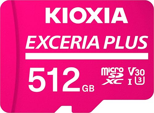 KIOXIA(キオクシア) 旧東芝メモリ microSD 512GB EXCERIA PLUS UHS-I U3 V30 Class10 Nintendo Switch動作確認済 microSDXC 最大読出100MB/s 最大書込85MB/s 4K 国内品 メーカー5年 KLMPAE512G
