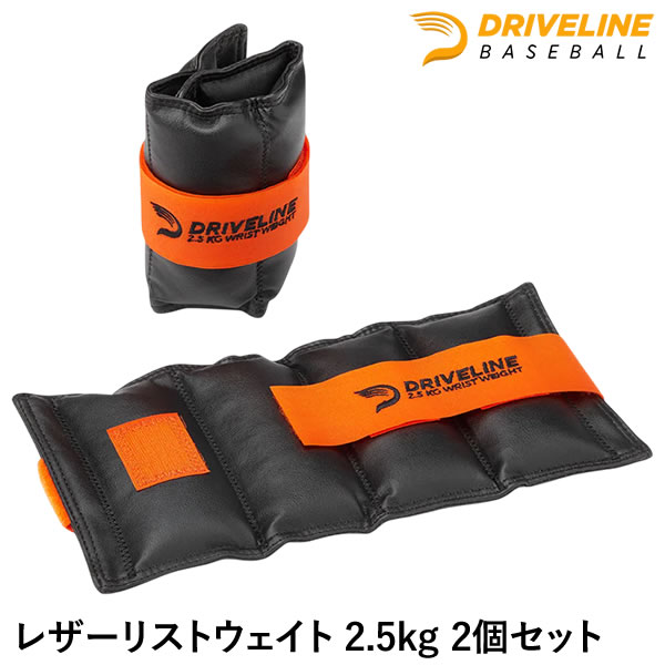 レザーリストウェイト 2.5kg 2個仕かける ドライブラインベースボール 据えつける読み合わせる WWSET1025 DRIVELINE 形づくる ベースボール その他-野球・ソフトボール-設備・備品