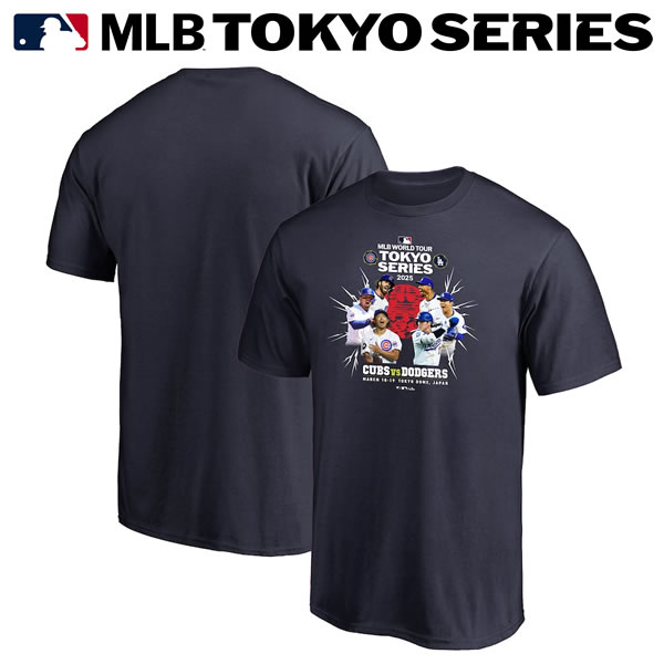 阪神vsドジャース 東京シリーズ Tシャツ 限定販売 Fanatics正規品 ドジャース＆カブス＆巨人＆阪神…東京プレシーズン記念Tシャツ