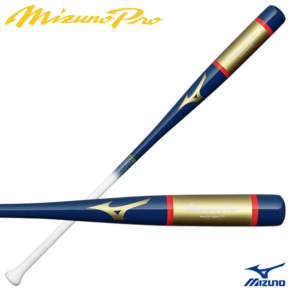 【即日発送可】ミズノ（MIZUNO） 1CJWK19589 木製ノックバット 朴＋メイプル ミズノプロ 89cm 平均550g ネイビー×ホワイト 硬式・軟式・ソフトボール可 MizunoPro MP 野球 2026SS