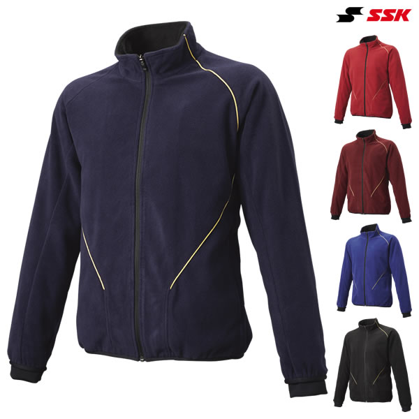 エスエスケイ（SSK） BWF250FZ フリースジャケット 長袖 盛りだくさんZIP 裏タフタ ベイスボール 2026SS