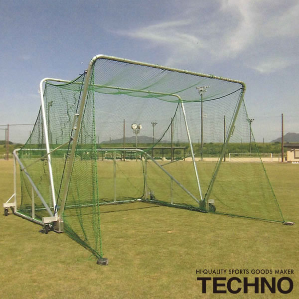 ≪製造会社直送≫テクノ（TECHNO） 1-35-510 オールアルミバッティングゲージAD型 貨物輸送別途積もり書き 受注生み出すこと ベイスボール ソフトボール