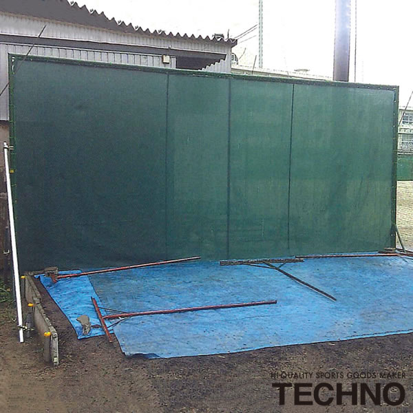 ≪製造会社直送≫テクノ（TECHNO） 1-37-100 バックスクリーン兼用ブルペン駒寄せ 貨物輸送別途積もり書き 受注生み出すこと ベイスボール ソフトボール