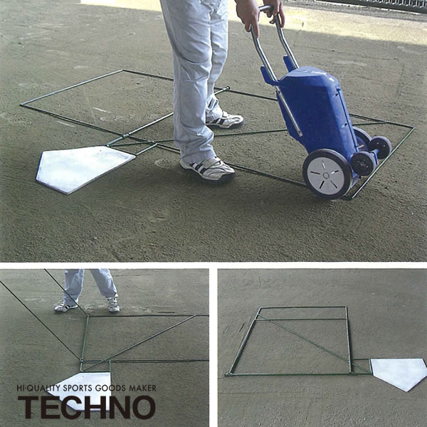 ≪製造業者直送≫テクノ（TECHNO） 1-48-310 打席生産ライン引っ張ること 原則として用 貨物輸送別途積もり書き 受注生み出すこと ベイスボール ソフトボール