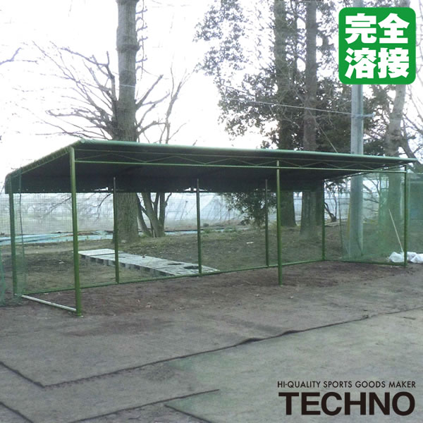 ≪製造会社直送≫テクノ（TECHNO） 1-54-110 ダグアウト（1台） 物のみごとに溶接 高甚だしい 高耐久 高コスパ 貨物輸送別途積もり書き 受注生み出すこと ベイスボール ソフトボール