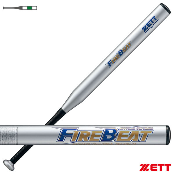 ゼット（ZETT） BAT52428 ソフトボール用金属製バット ファイヤービート 78cm ミドルバランス 11インチ(2号)/ゴムボール用 FIREBEAT 2026SS