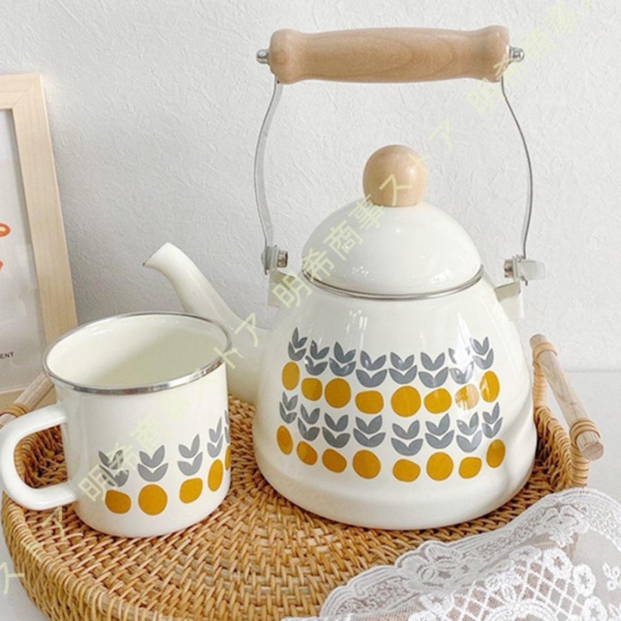 楽天市場】レトロケトル 1.5L エマ イマン ホーロー 琺瑯 日本製