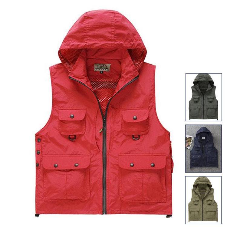 【楽天市場】アウトドアベスト メンズ 多機能ベスト 作業服 お釣り 撮影 登山旅行 登山 大人気 春 夏 カジュアル カメラマン マウンテン