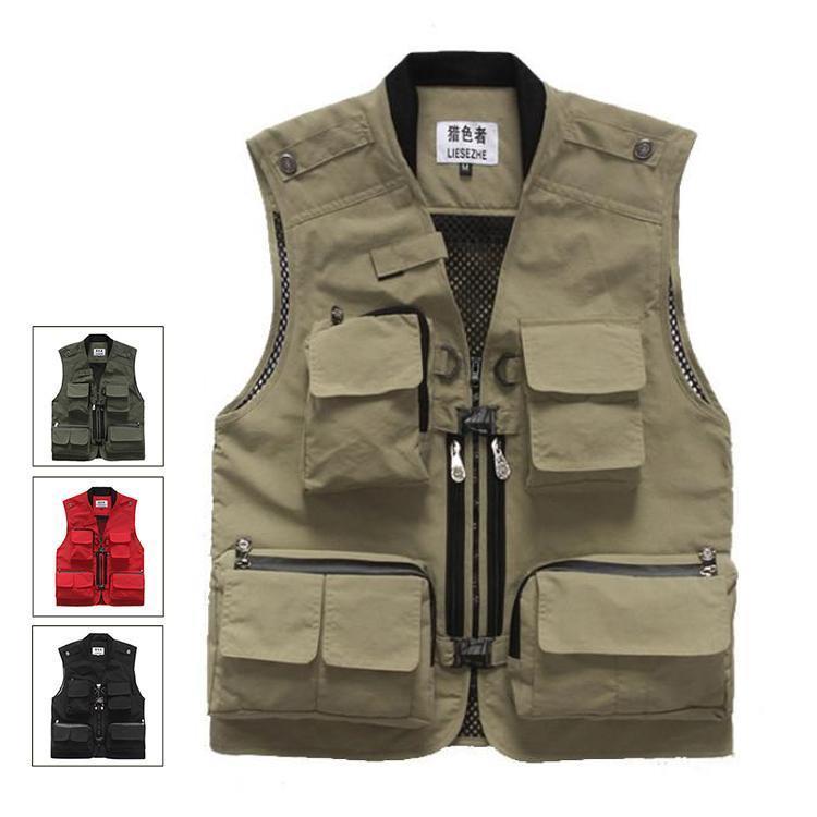 【楽天市場】【スーパーSALE/激安】 アウトドアベスト メンズ 多機能ベスト 作業服 お釣り 撮影 登山旅行 登山 大人気 春 夏