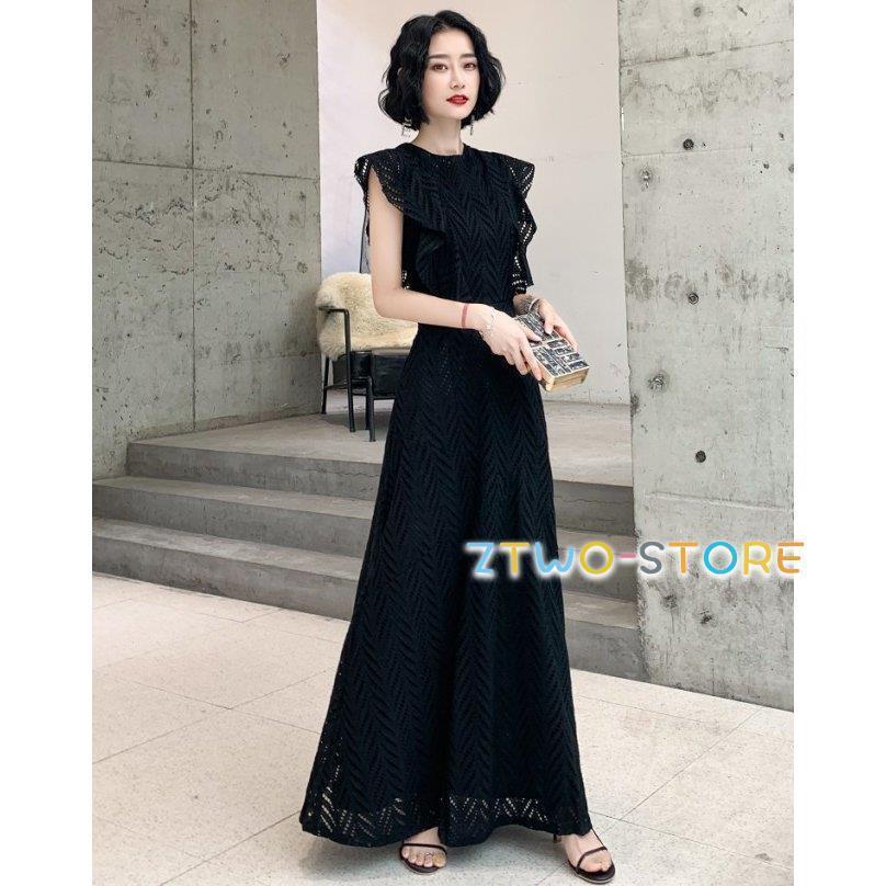 寄り合い御召しもの ロング ロング御召しもの 華燭の典 お呼ばれ御召しもの 黒 赤 白 総スピード競技 袖あり 途轍も無い大きさ 3L 4L 小っちゃい大きさ A生産ライン 太陽面爆発 フラウンス袖 韓国
