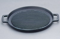 グリルパン丸29 南部鉄器 岩鋳 鍋 IH200V対応 29cm キッチン用品 調理器具 鉄製鍋 鉄 鉄板 フライパン IH対応 国産 工芸品 伝統工芸 プレゼント 贈り物 贈物