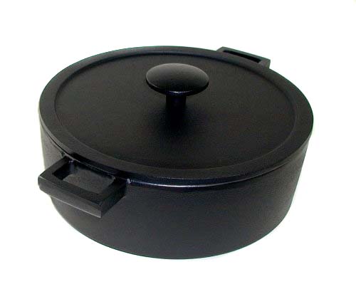 NANBU TEKKI 南部鉄器 キャセロール 大 (IH200V対応) 容量2L 南部鉄器 鍋 岩鋳 キッチン用品 鉄分補給 工芸品 伝統工芸品 ギフト 贈り物 贈答品|南部鉄器・生活・台所用品ツブヨリ