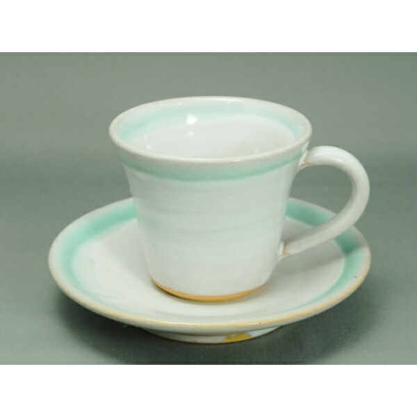 楽天市場】萩焼・白デミタス・カップ＆ソーサー : 萩焼工房 土和窯