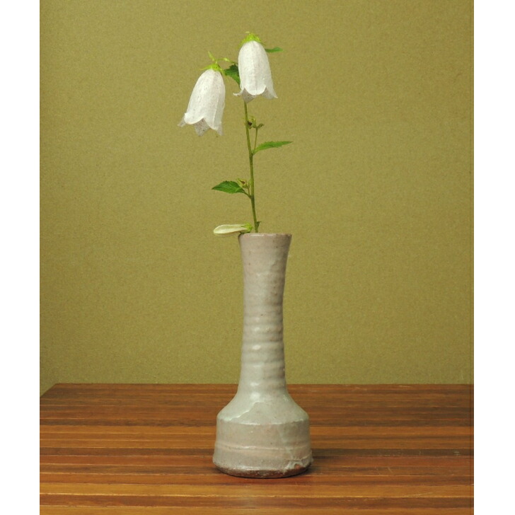 e2425 萩焼 花入 高さ16.3cm 木箱入り 花瓶 茶道具 保証書付】 萩焼 e2425 新着 メルカリ 高さ16.3cm 木箱入り 花瓶