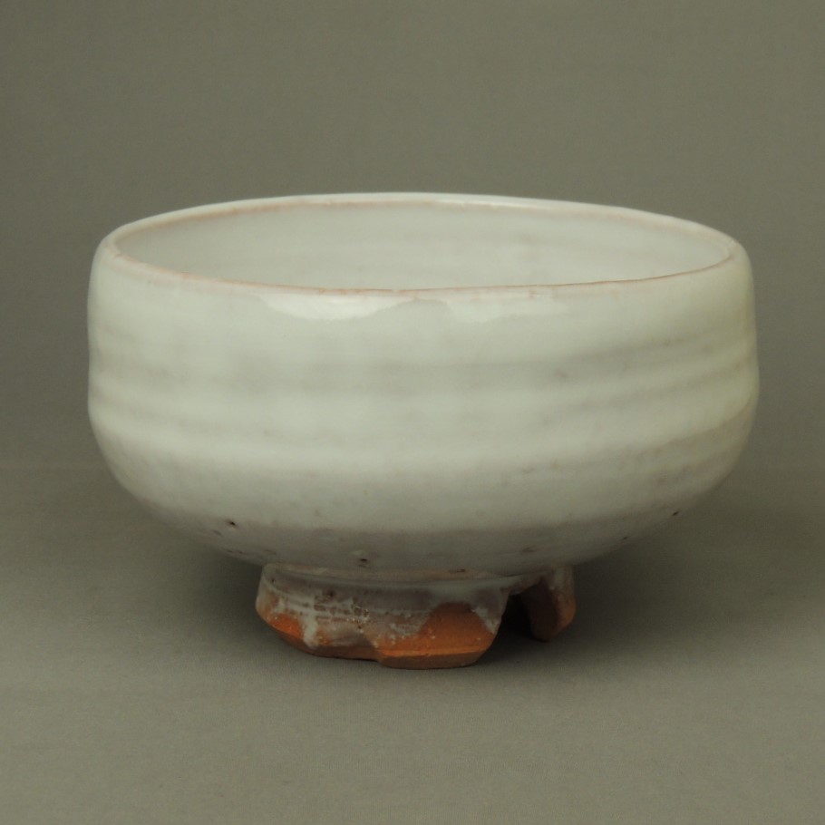 楽天市場】送料無料 茶道具 抹茶茶碗 白萩焼楽形茶碗 上作 小松健作