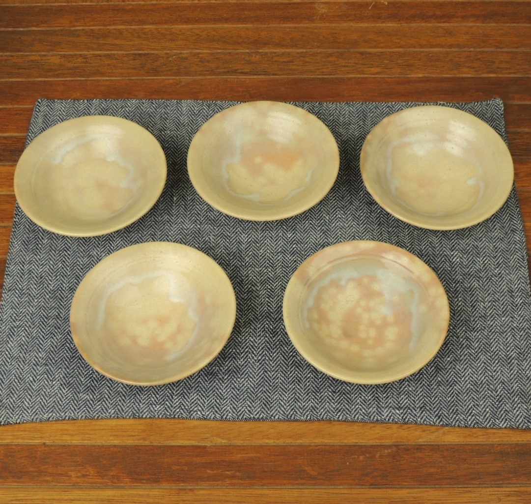 楽天市場】萩焼 銘々皿 五枚組 送料無料 : 萩焼工房 土和窯