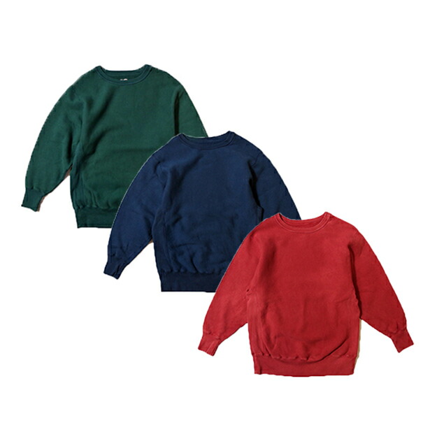 CWORKS Pro シーワークス クルーネックスウェット（RED）（OLIVE）（NAVY）[CWSW008]