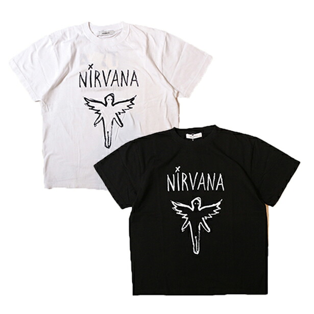 JOHNBULL NIRVANA IN UTERO Tシャツ（ホワイト）（ブラック）[JT251C15]｜TSUGU