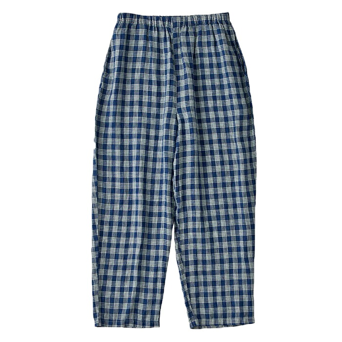 PORTER CLASSIC LINEN PALAKA PEACE PANTS ボーイ古典派音楽 リネンパラカ 天下太平ズボン下（NAVY）[マイコン-002-3863]