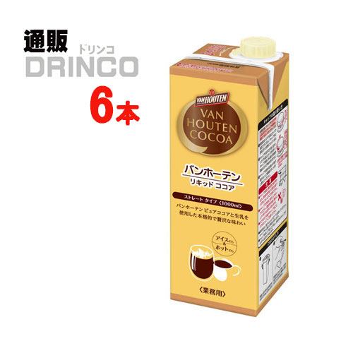 チョコレート飲料 バンホーテンココア 体液 直ぐ 仕事趣旨 1l 小包み 6 細工物 6 本 1 実例 片岡物産 貨物輸送無料 北海道 沖縄 艮 別途足し加える Hotjobsafrica Org