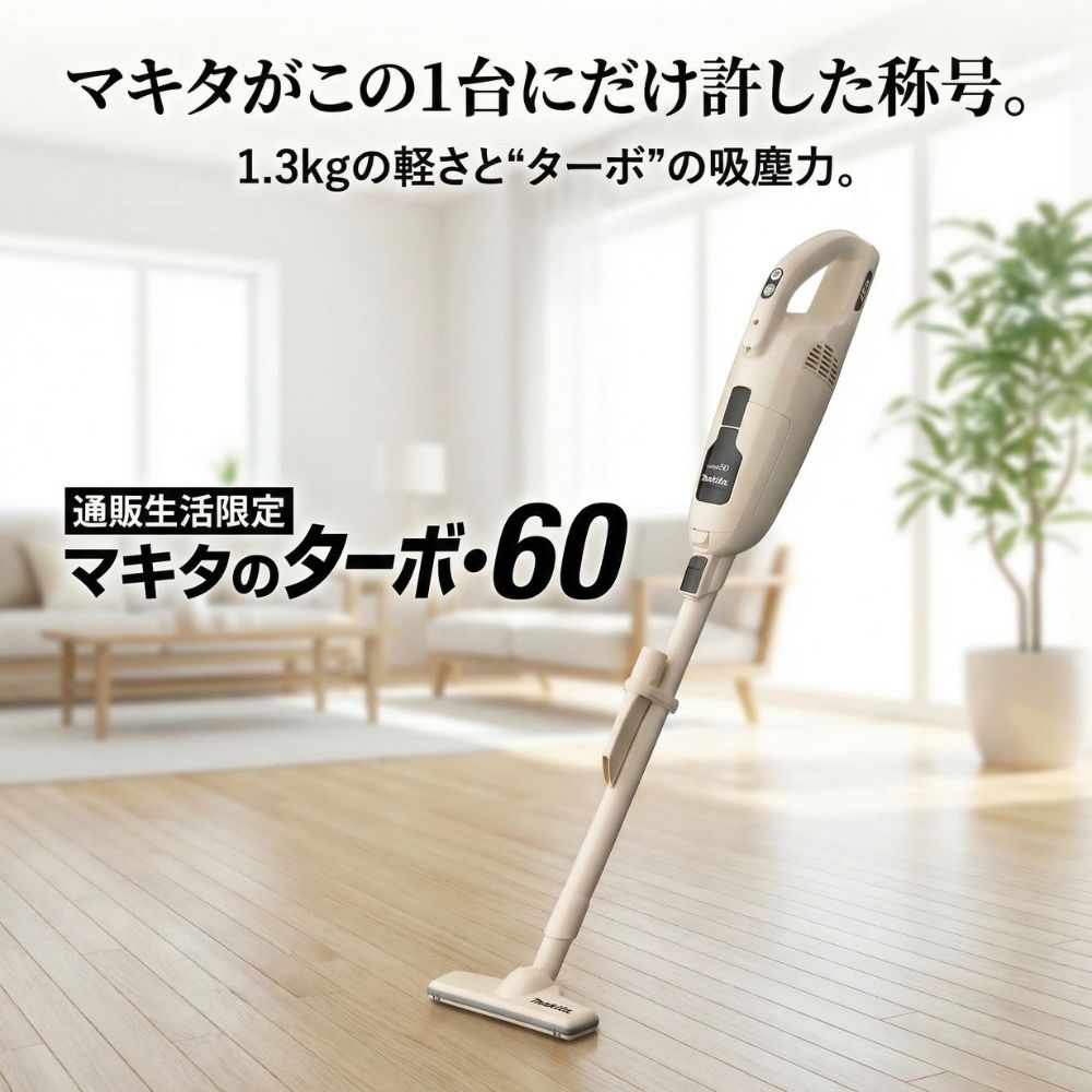 通販生活の充電式クリーナー マキタのターボ・60｜通販生活 店