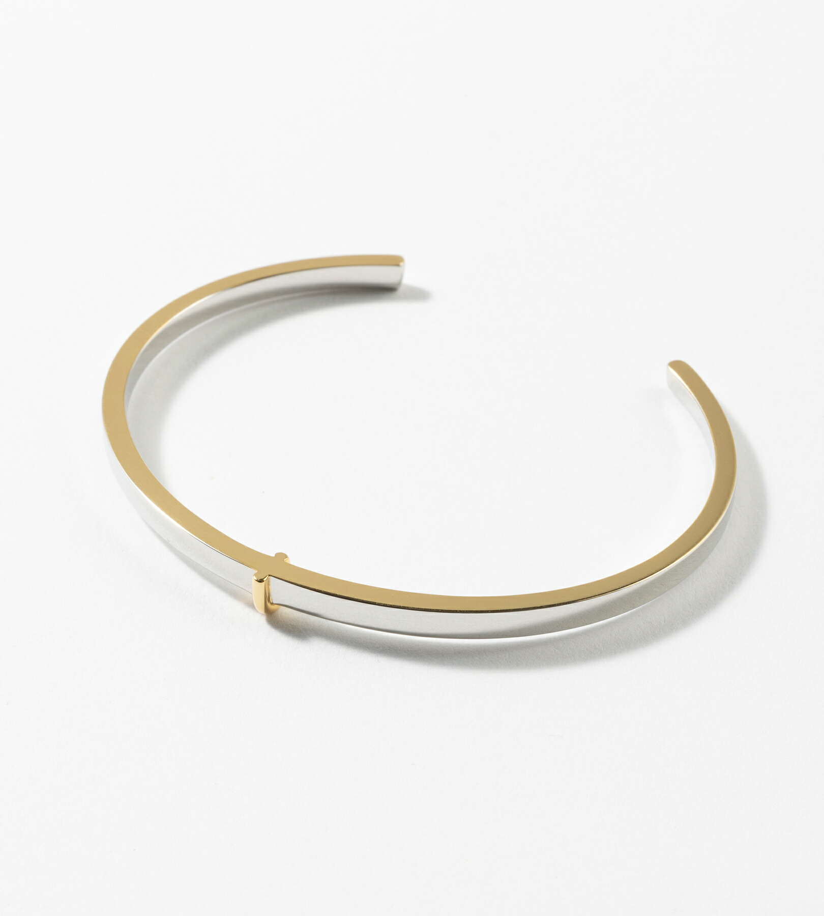 IMA LINK バングル ブレスレット シルバー ペアアクセ SV925 バイカラー ゴールド Bangle アクセサリー