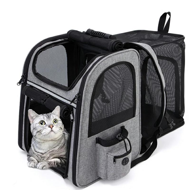 拡張可能 キャリーバッグ バッグ ペット 2WAY 楽天市場】ペット キャリーリュック キャリーバッグ 犬 猫 ウサギ