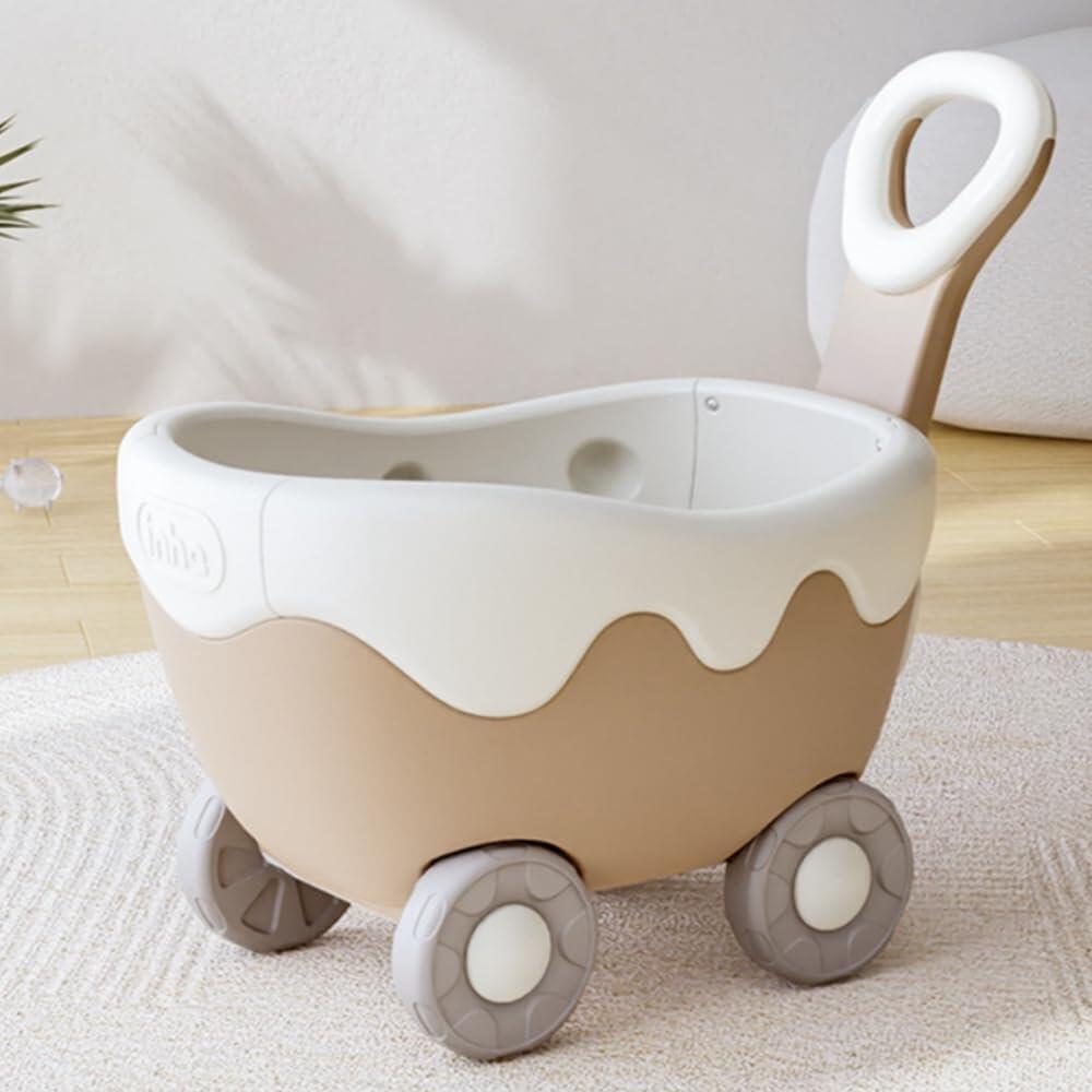 手押し車 ておしぐるま おもちゃ箱 赤ちゃん キッズワゴン ベビーウォーカー ワゴントイ おもちゃ収納 知育玩具 つかまり立ち 知育玩具 歩行練習 おしゃれ かわいい 出産祝い インテリア 収納 片付け 大容量 プレゼント ギフト 贈り物 送料無料