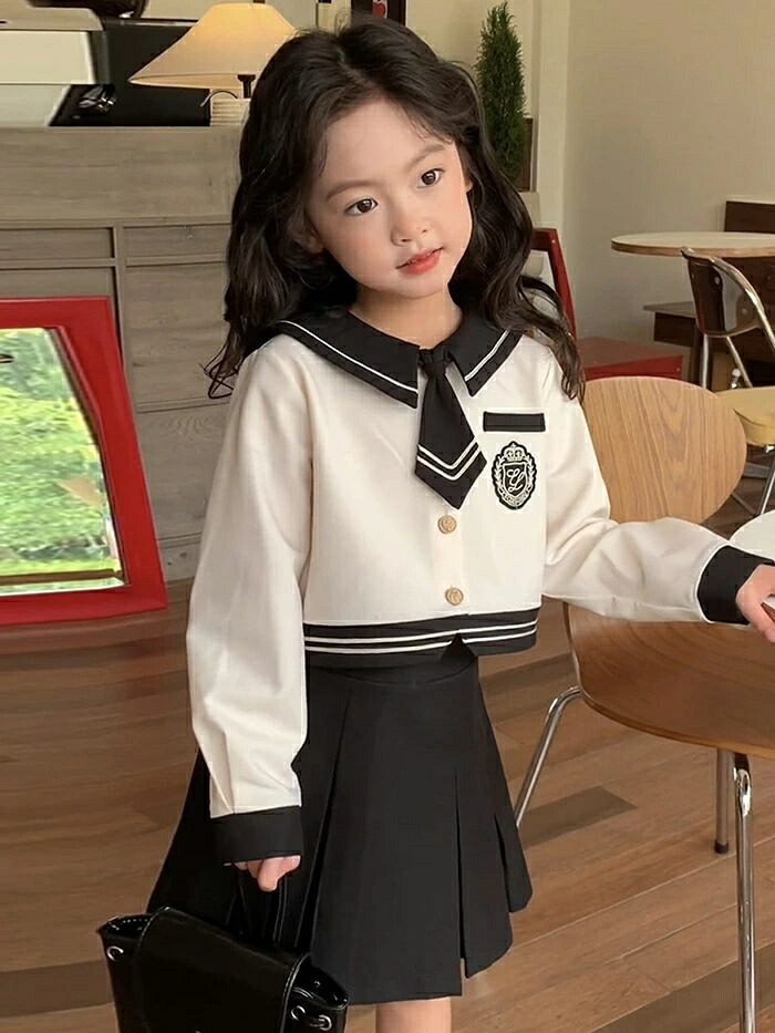 スクール 学生服 卒業式 学生 スカートスーツセット 長袖 ニットセーター キッズ 卒業式 2点セット 上下セット フォーマル 入学式スーツ 子供 セーラー服
